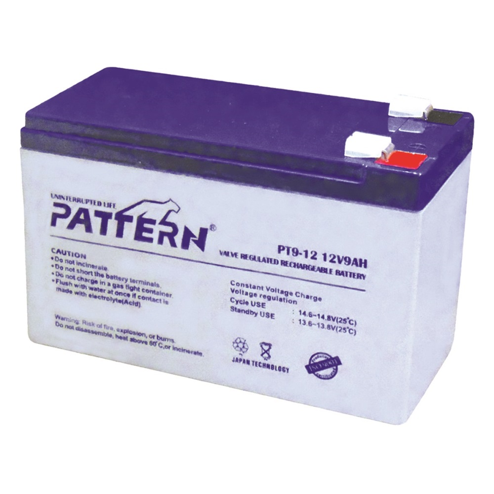 Pattern Lead Acid UPS Battery 12V 9Ah (PT9-12 PTN)