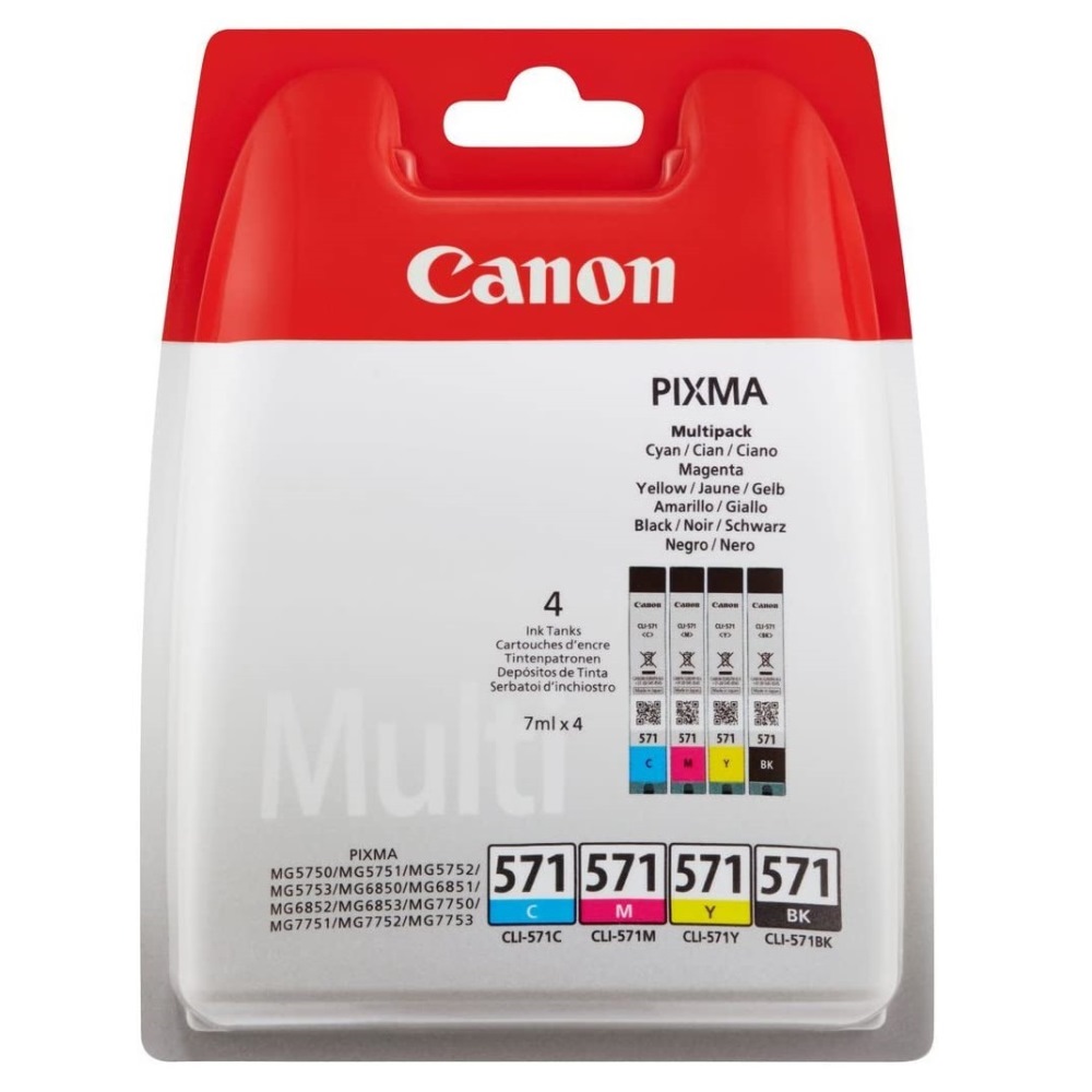 Canon CLI-571 Multipack C/M/Y/BK (0386C005)