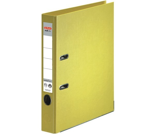 Herlitz maX.file Protect Plus 5cm κίτρινο