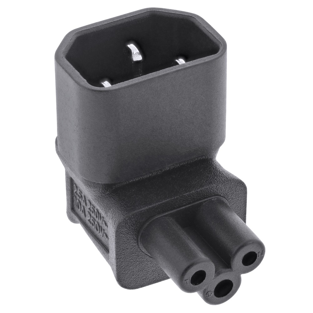 InLine Power Supply Adapter C14 > C5 Angled (16723G)