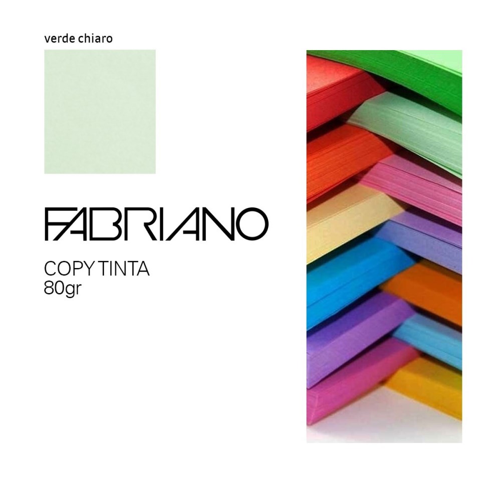 Fabriano Copy Tinta Paper A4 80gr 500φ Verde Chiaro
