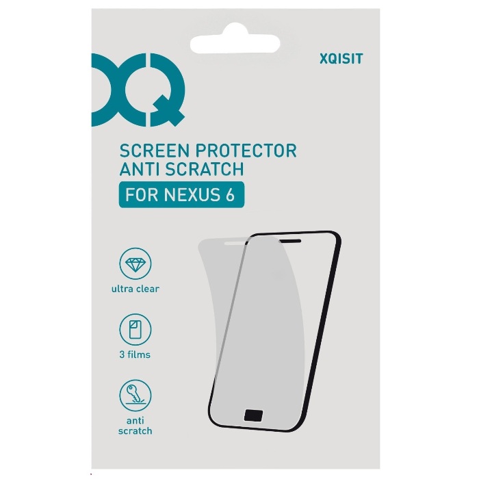 XQISIT Nexus 6 Screen Protector AS 3pcs (20226)