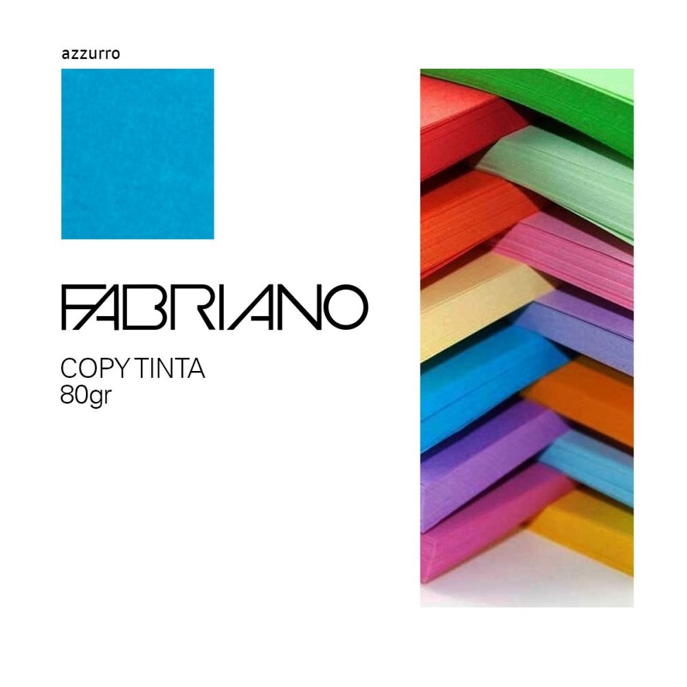 Fabriano Copy Tinta Paper A4 80gr 500φ Azzuro