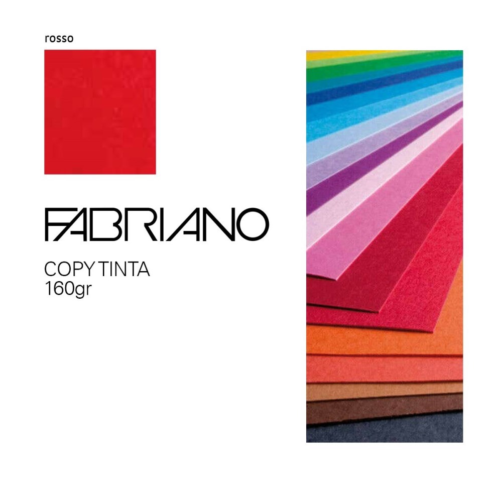 Fabriano Copy Tinta Paper A4 160gr 250φ Rosso