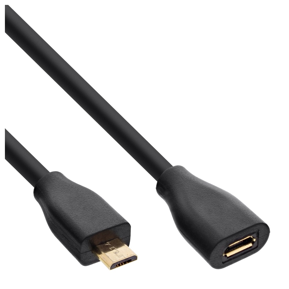 InLine Extension Cable Micro USB-B 2.0 1.5m (32715P)