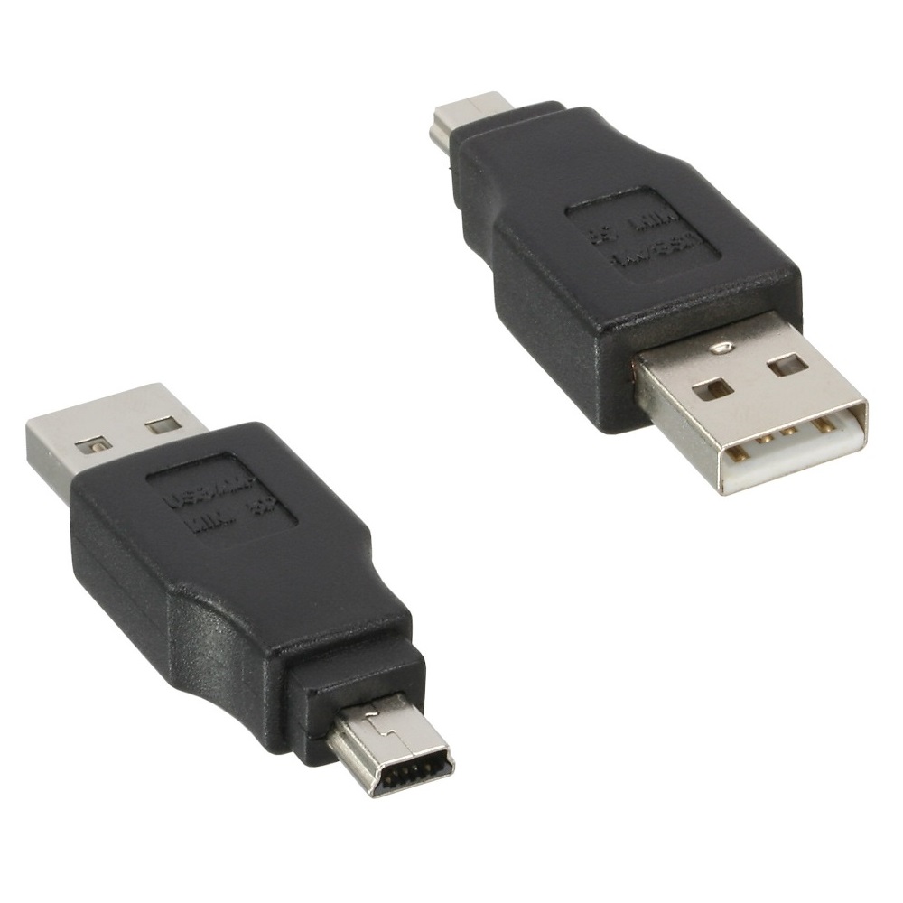 InLine Adapter Mini USB > USB-A 2.0 M/M (33441C)