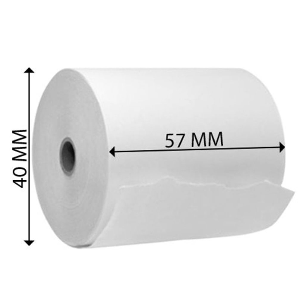 Θερμικό Ρολό Χαρτοταινίας 57mm x 40mm 15m Φ25