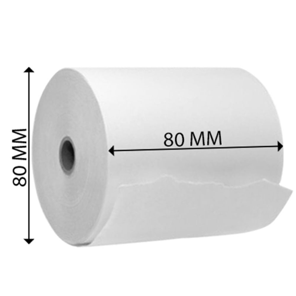 Θερμικό Ρολό Χαρτοταινίας 80mm x 80mm 65m Φ15