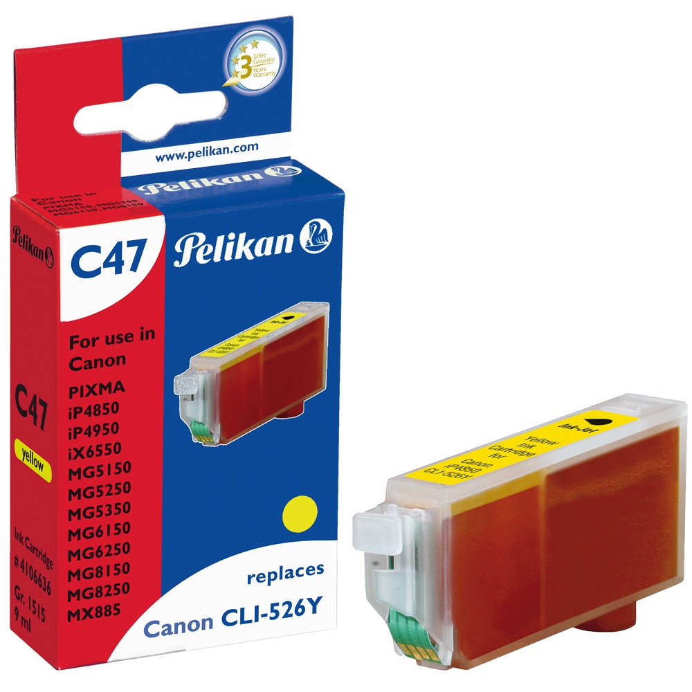 Pelikan C47 Canon CLI-526Y Yellow
