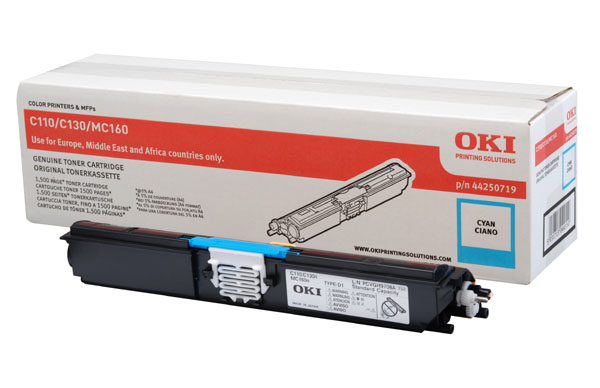 OKI 44250719 Toner Cyan 1.5K