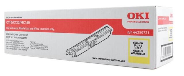 OKI 44250721 Toner Yellow 2.5K