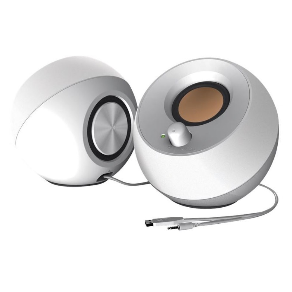 Creative Pebble Desktop Speakers 2.0 USB White