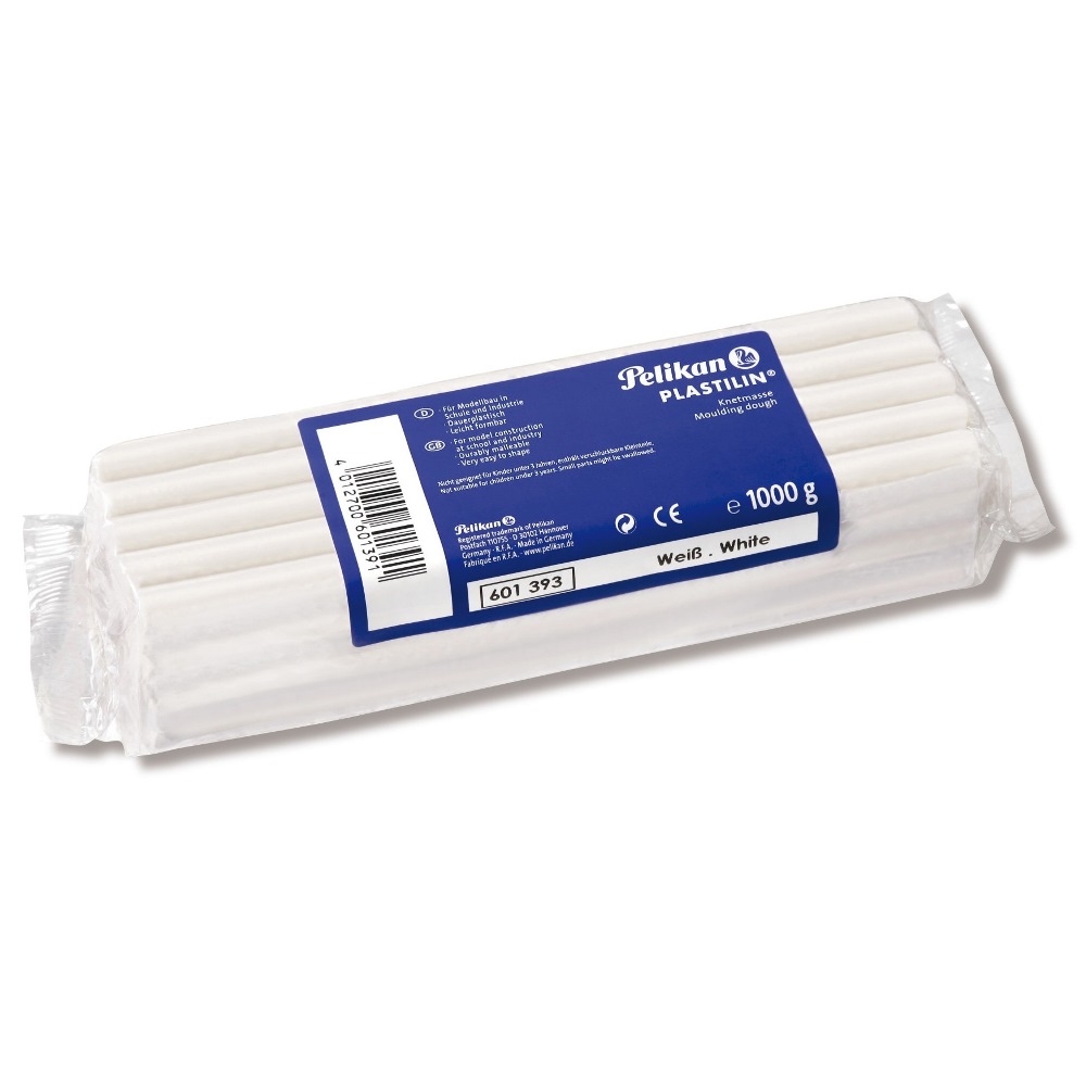 Pelikan PLASTILIN Πηλός Μοντελοποίησης 1kg Λευκό