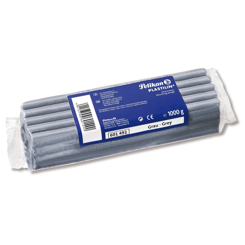 Pelikan PLASTILIN Πηλός Μοντελοποίησης 1kg Γκρι
