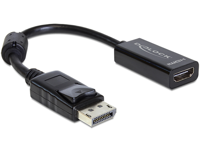 Delock Adapter Displayport v1.1 > HDMI M/F Passive (61849)