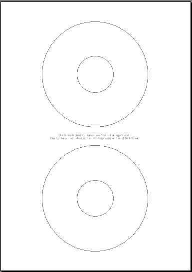 Jac Αυτοκόλλητες Ετικέτες Ø 117mm CD (100 φύλλα)