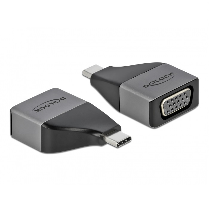 Delock USB-C 3 > VGA M/F Compact (64002)