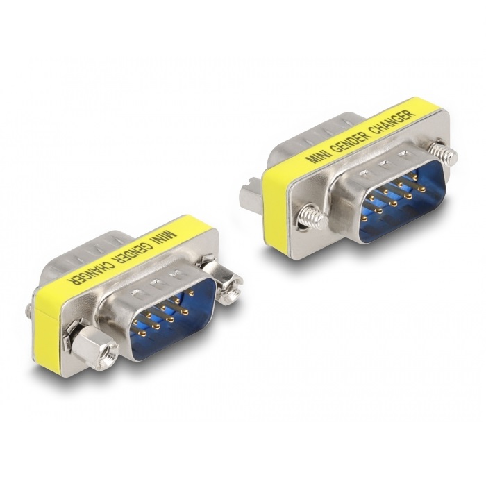 Delock D-Sub9 > D-Sub9 Serial Adapter M/M (65009)