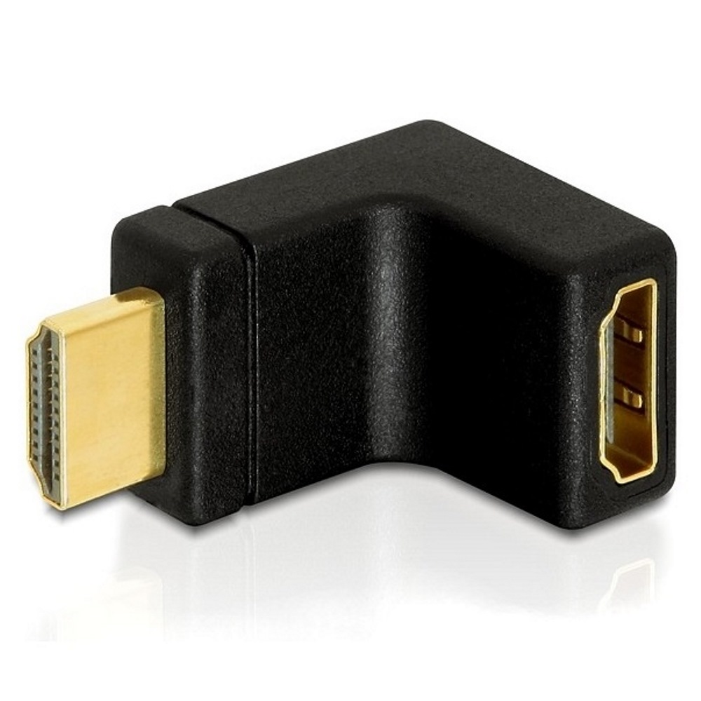 Delock Adapter HDMI M/F 90° Αngled Up (65072)