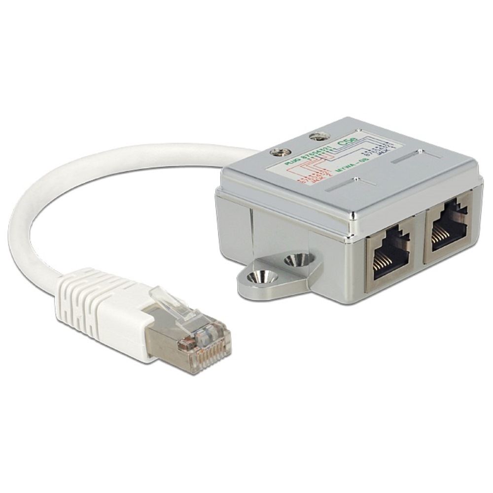 Delock RJ45 Cat.5e Port Doubler (65177)