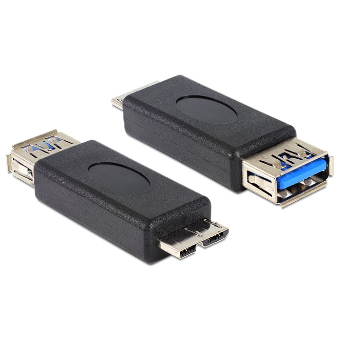 Delock Adapter USB-A 3.0 > USB Micro-B 3.0 F/M (65183)