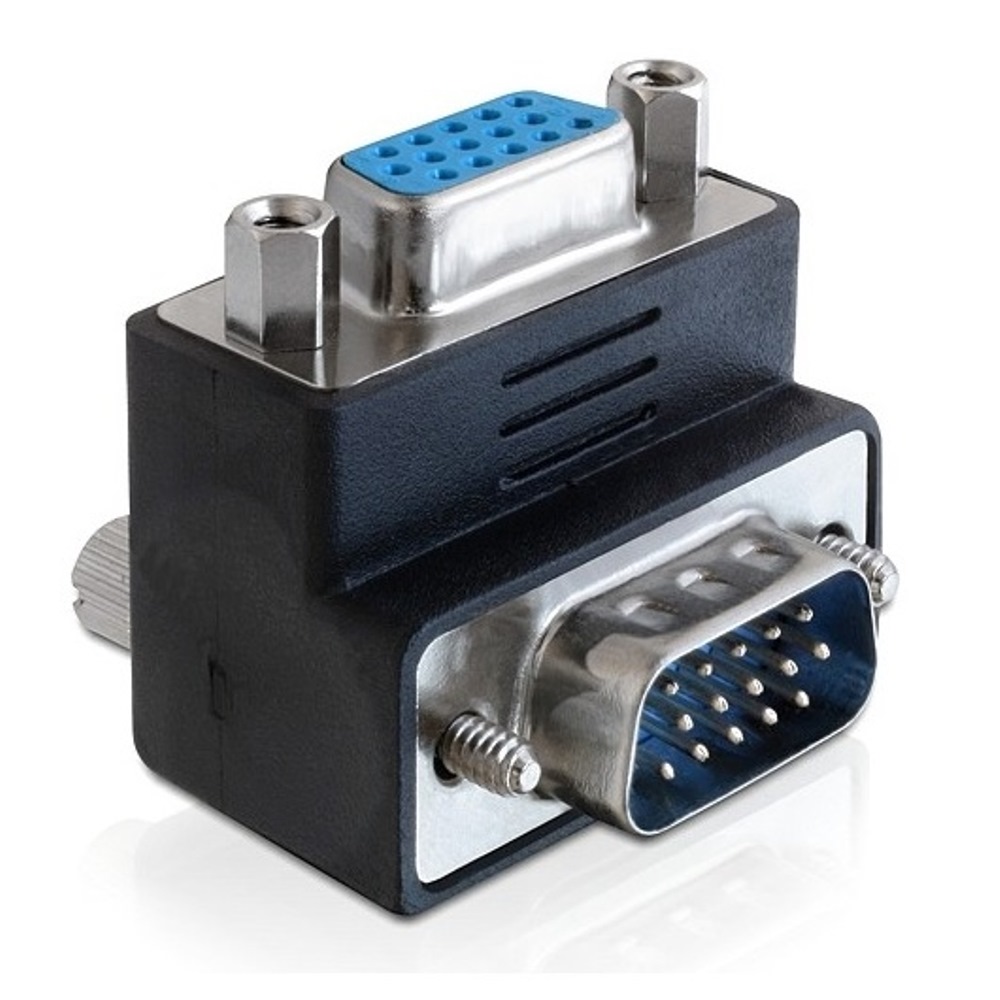 Delock VGA Adapter M/F 270° Αngled (65247)