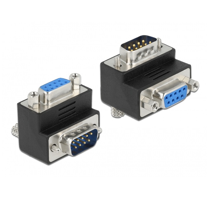 Delock Serial D-Sub9 Adapter M/F 270° Αngled (65265)