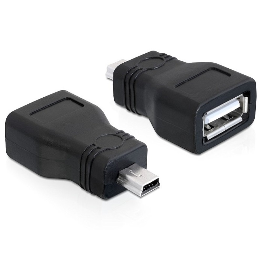 Delock Adapter USB-A > Mini USB F/M (65277)