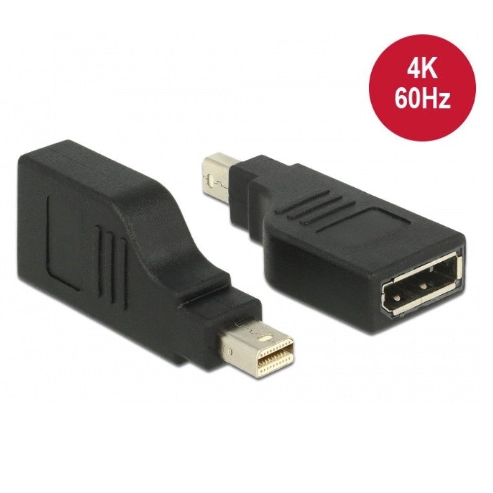 Delock Adapter Mini DisplayPort 1.2 > DisplayPort M/F 4K (65626)