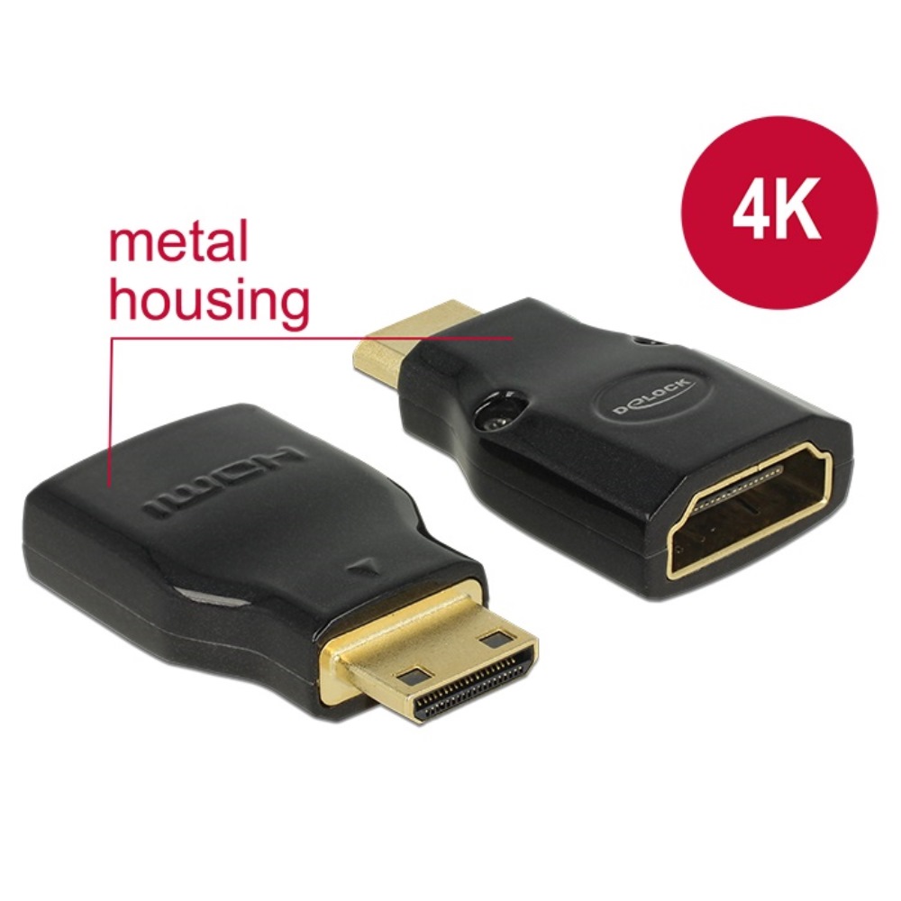 Delock Adapter HDMI Female > Mini HDMI Male 4K (65665)