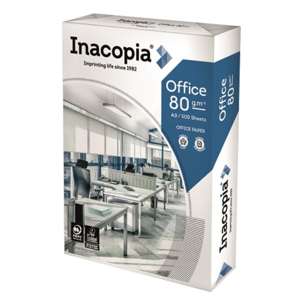 Inacopia Office Paper A3 80gr 500φ