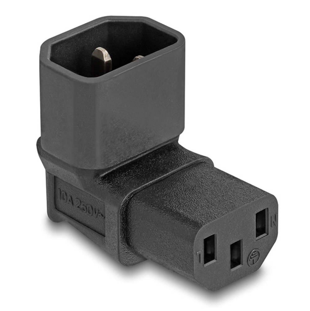 Delock Power Adapter C14 > C13 90° Angled (80472)