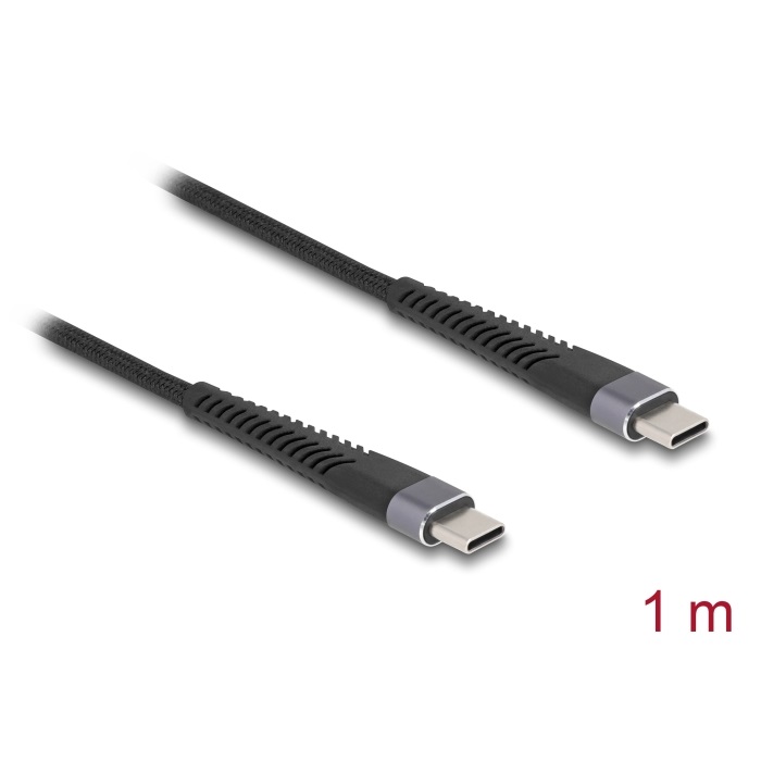 Delock Cable USB-C 2.0 w/Bend Protecion 1m (81124)