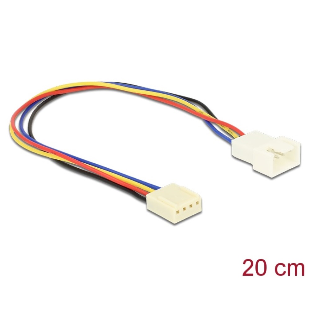 Delock PWM Fan Extension Cable 4pin 20cm (82429)
