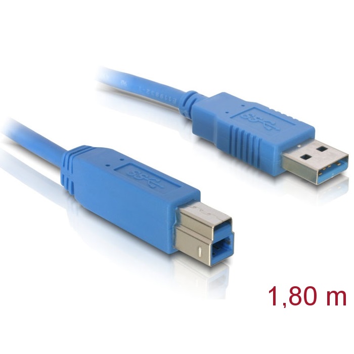 Delock USB 3.0 Data Cable M/M 2m Blue (82434)