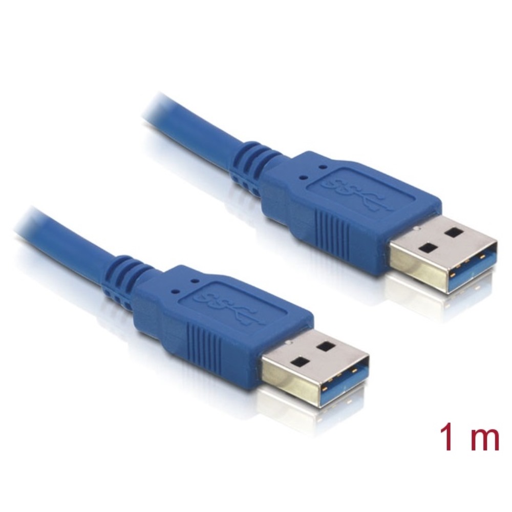 Delock USB-A 3.0 Data Cable M/M 1m Blue (82534)