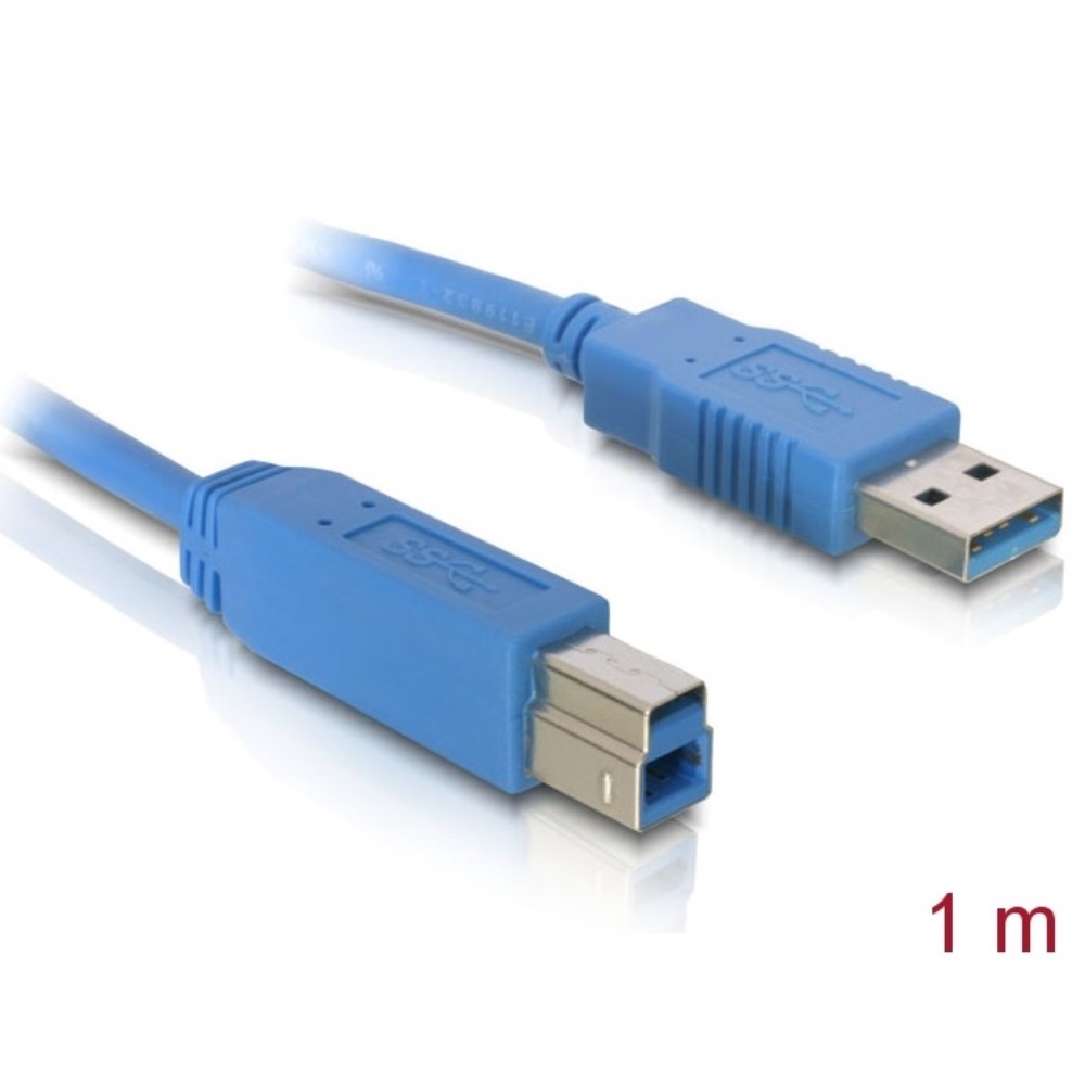 Delock USB 3.0 Data Cable M/M 1m Blue (82580)