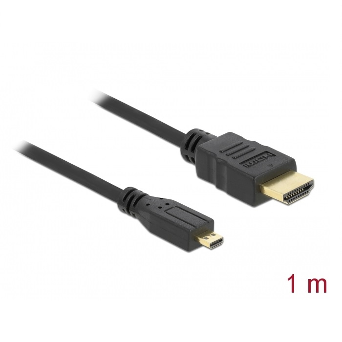 Delock Cable HDMI > Micro HDMI M/M 1m (82661)