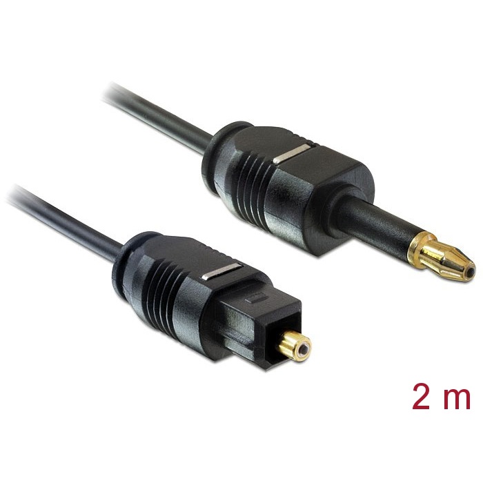 Delock Toslink > Toslink Mini Fiber Optical Cable 2m (82876)