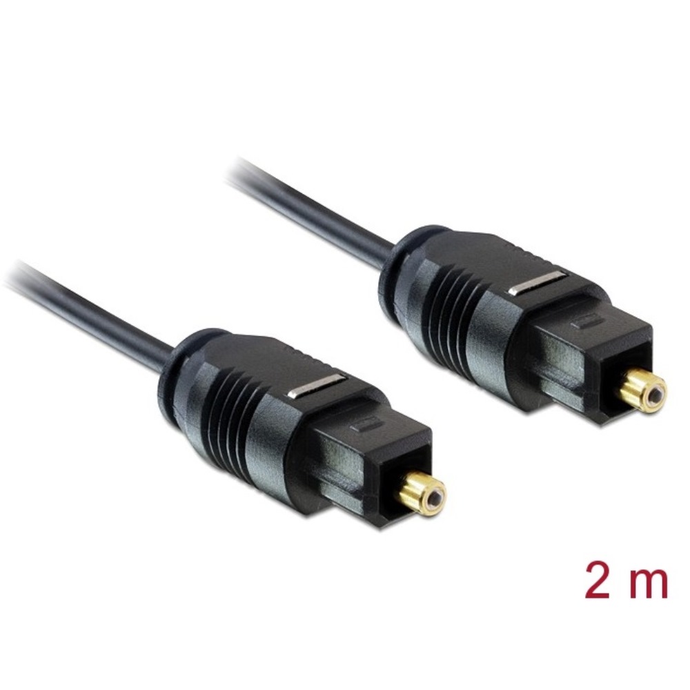 Delock Toslink Fiber Optical Cable 2m (82880)