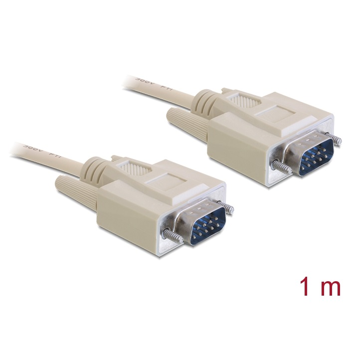 Delock Serial Cable RS-232 D-Sub9 M/M 1m (82980)