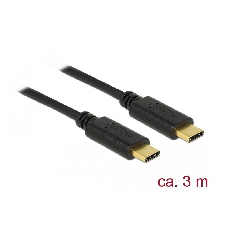 Delock USB-C 2.0 Male > USB-C 2.0 Male 3m (83867)