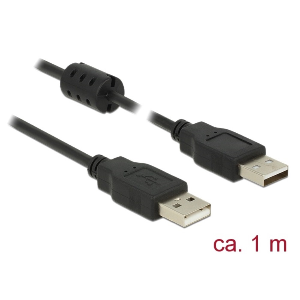 Delock Cable USB-A 2.0 M/M 1m (84889)