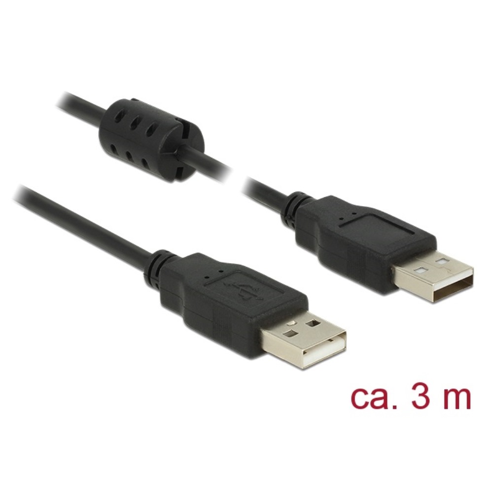 Delock Cable USB-A 2.0 M/M 3m (84892)