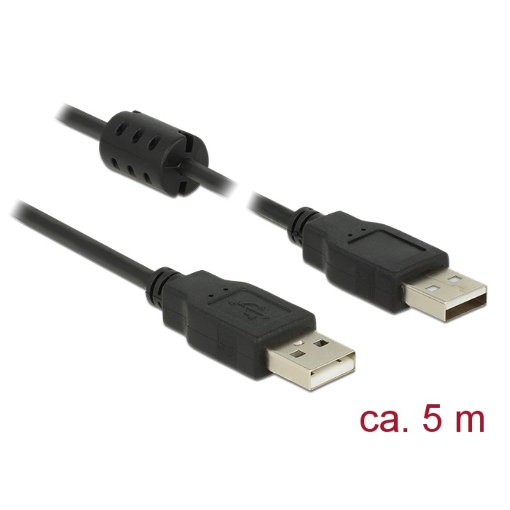 Delock Cable USB-A 2.0 M/M 5m (84893)