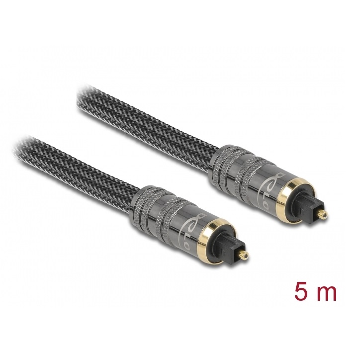 Delock Toslink Fiber Optical Cable 5m (86986)