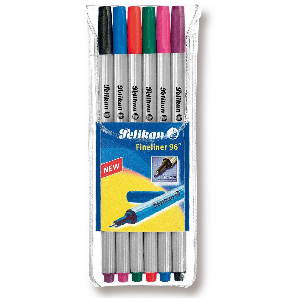 Pelikan Μαρκαδόρος Fineliner 96 6 τεμ