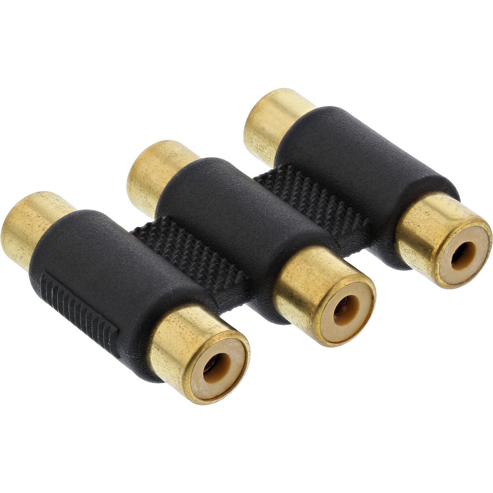 InLine Adapter 3 x RCA > 3 x RCA F/F (99319)
