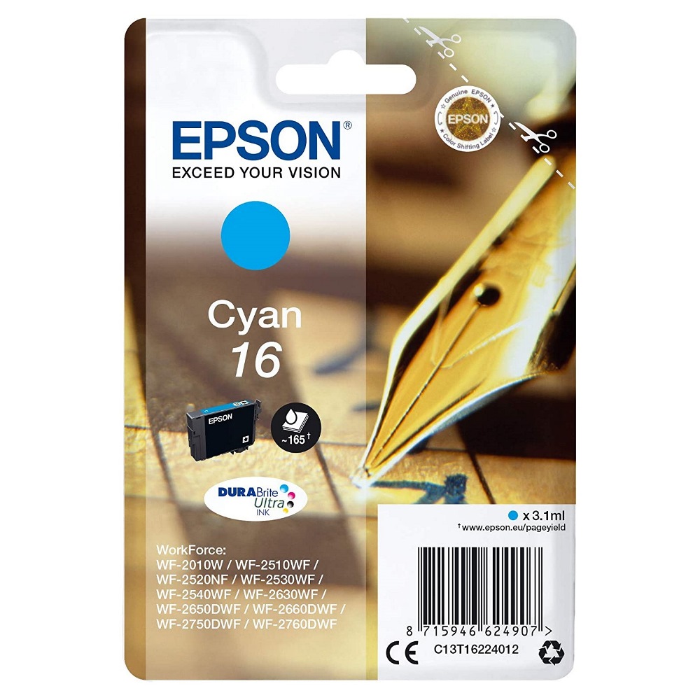 Epson T1622 No 16 Cyan
