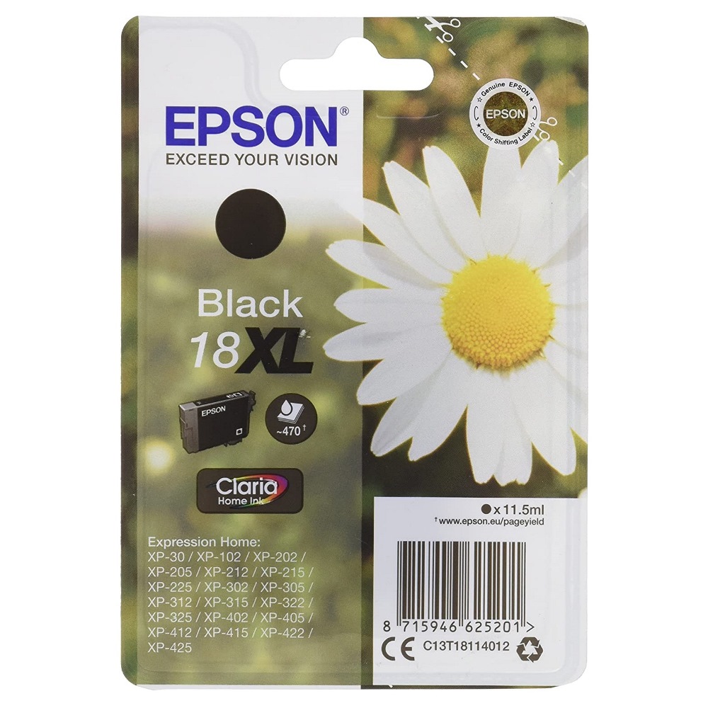 Epson T1811 No 18XL Black